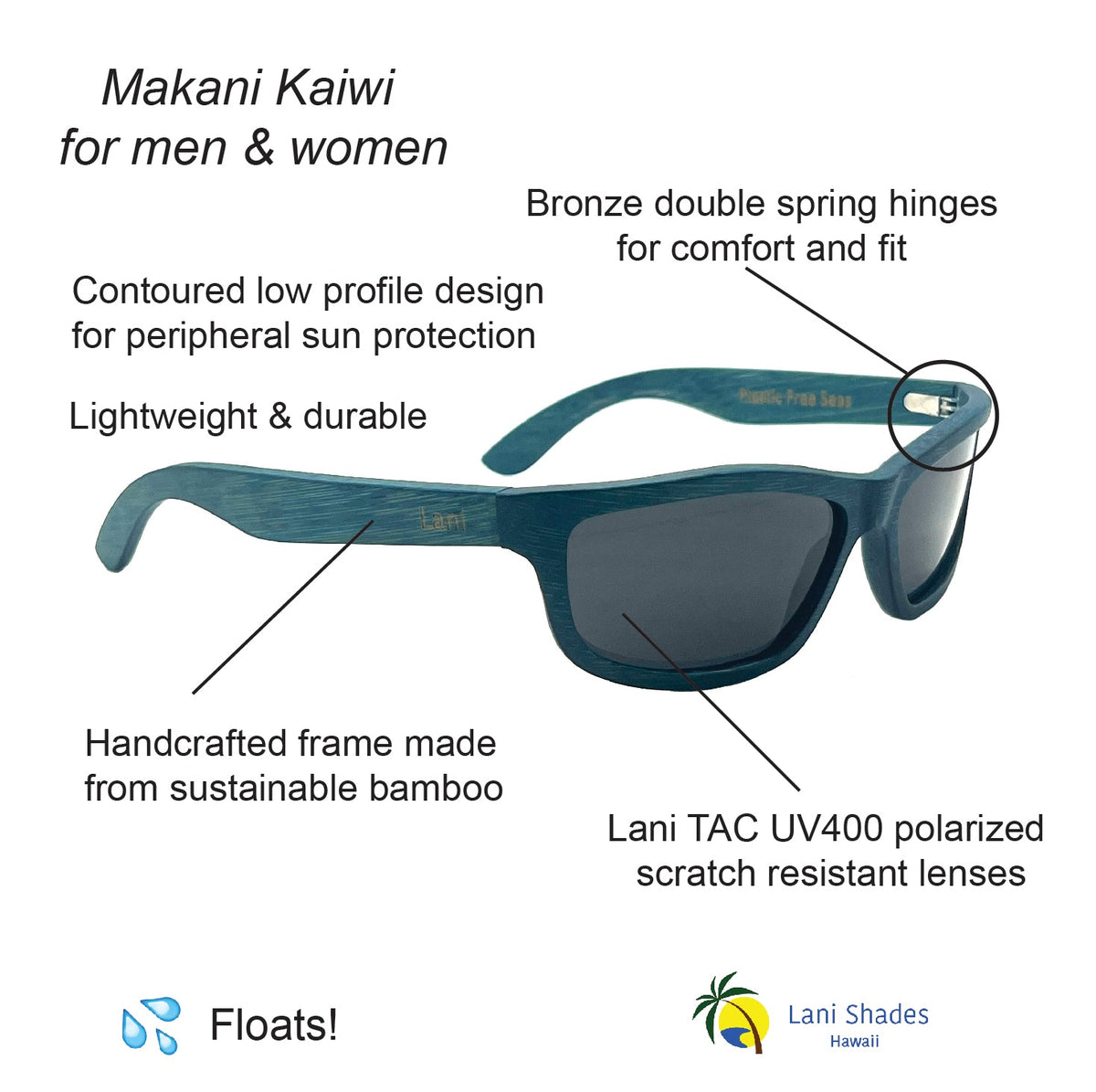 Lani Shades Makani Kaiwi Sunglasses