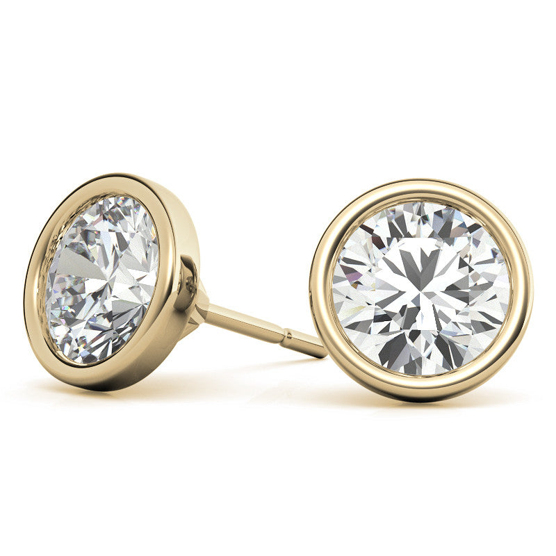 Boucles d'oreilles puces diamant VossAgin