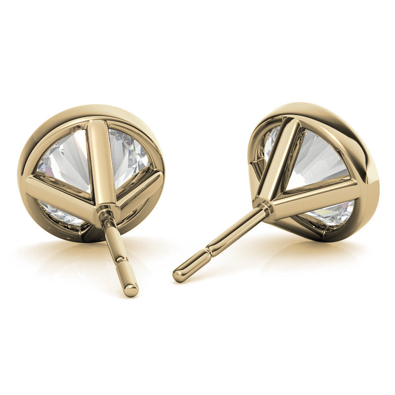 Boucles d'oreilles puces diamant VossAgin