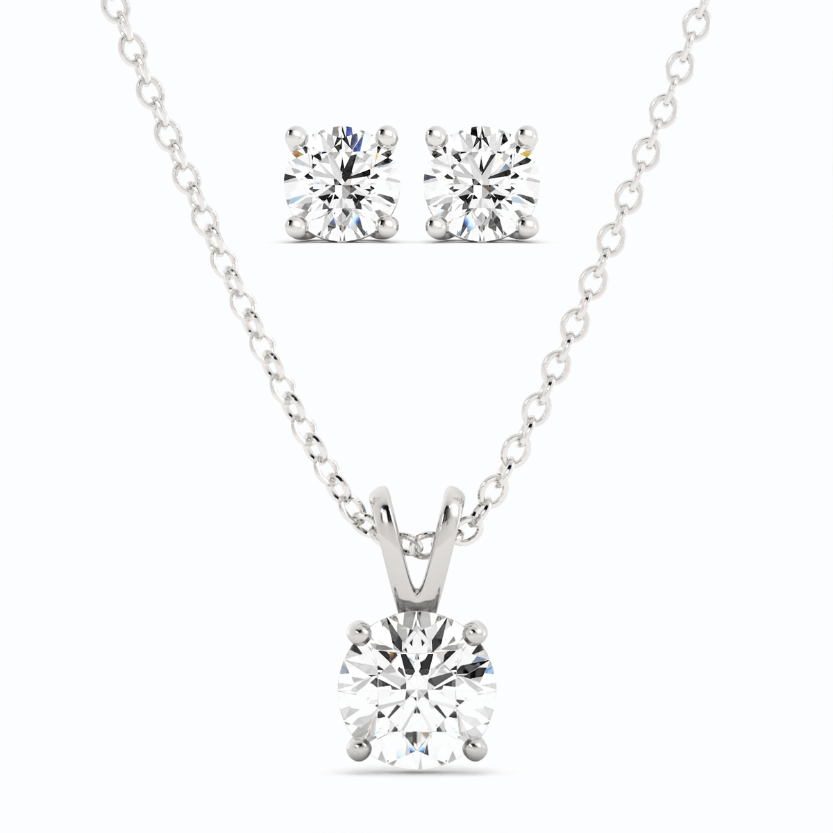 Parure de bijoux en moissanite VossAgin