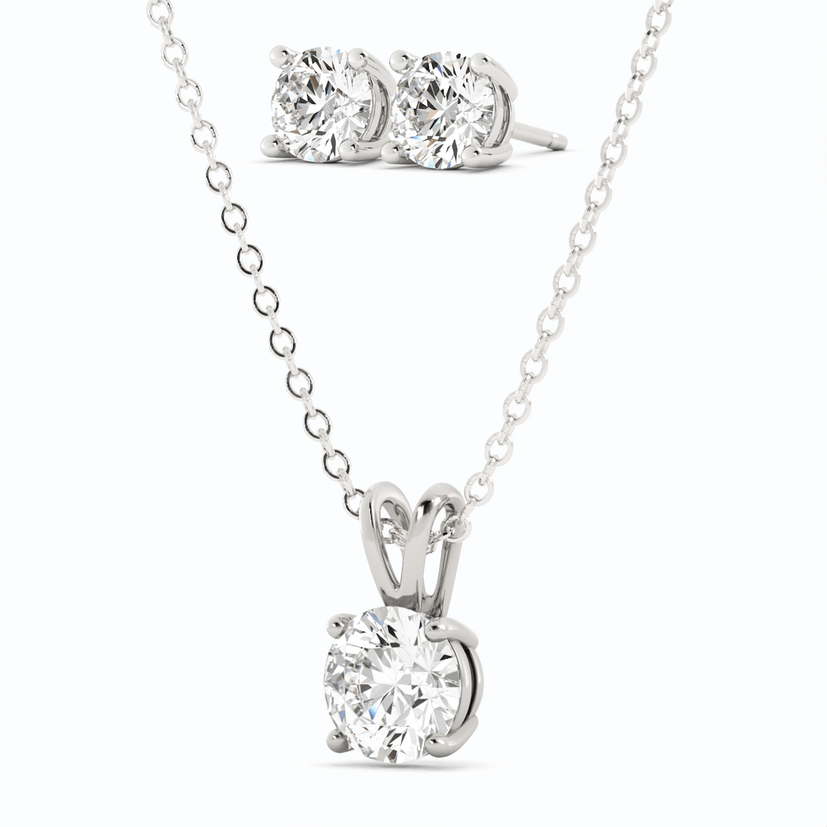 Parure de bijoux en moissanite VossAgin