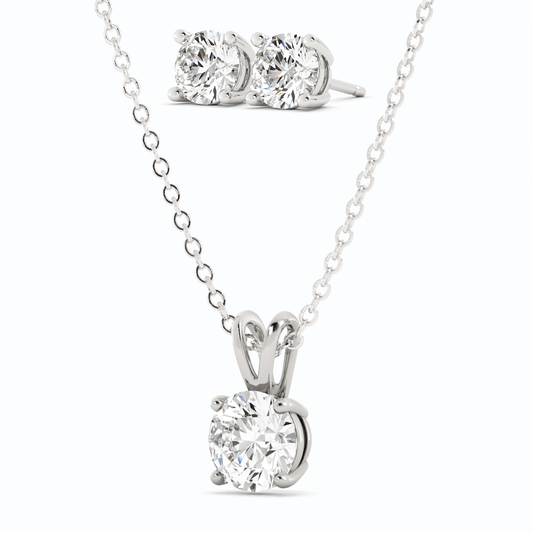 VossAgin Moissanite Jewelry Set