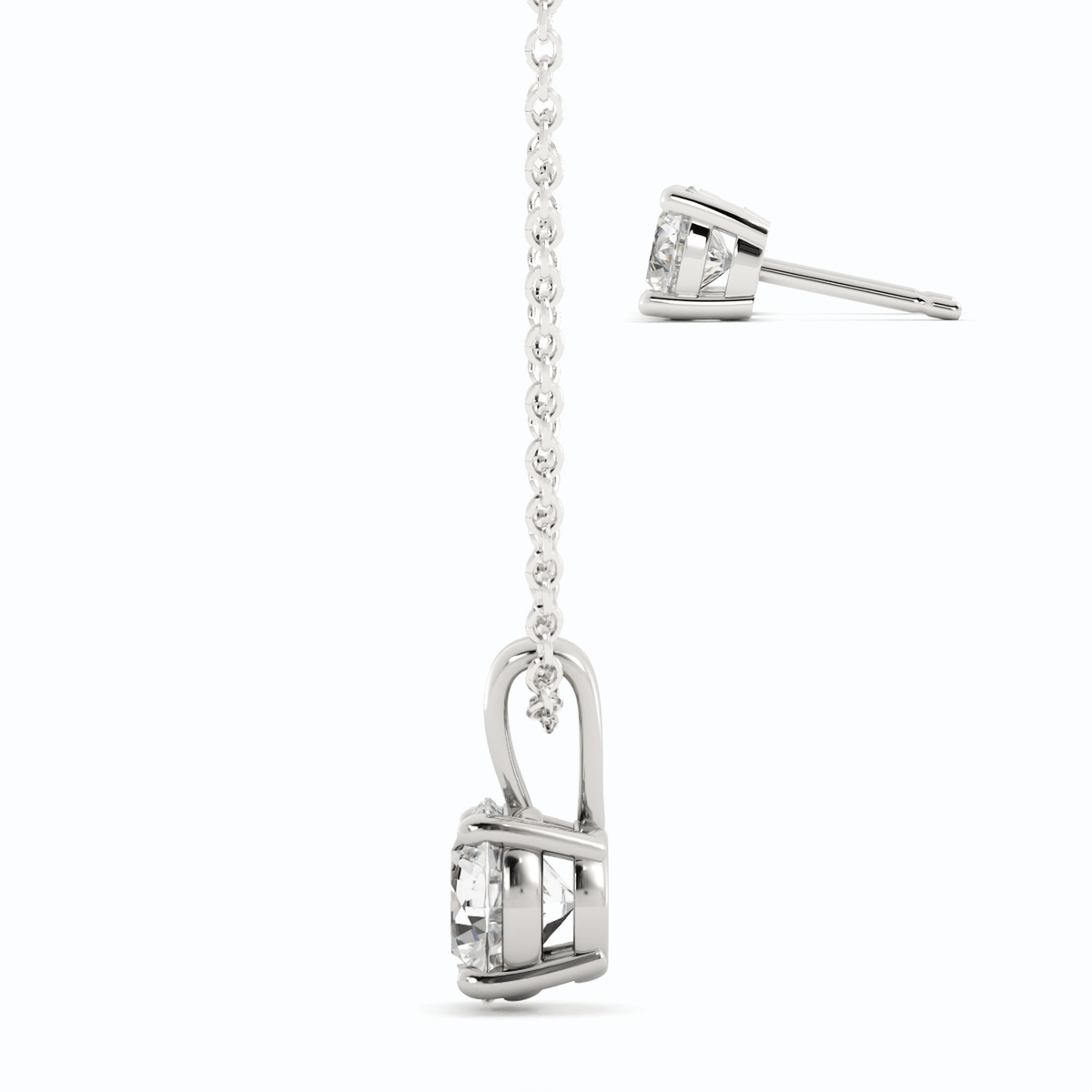 Parure de bijoux en moissanite VossAgin