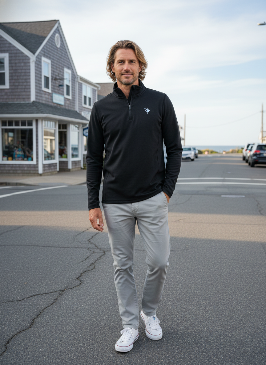 Sudadera Montauk Quarter Zip de White Water Life
