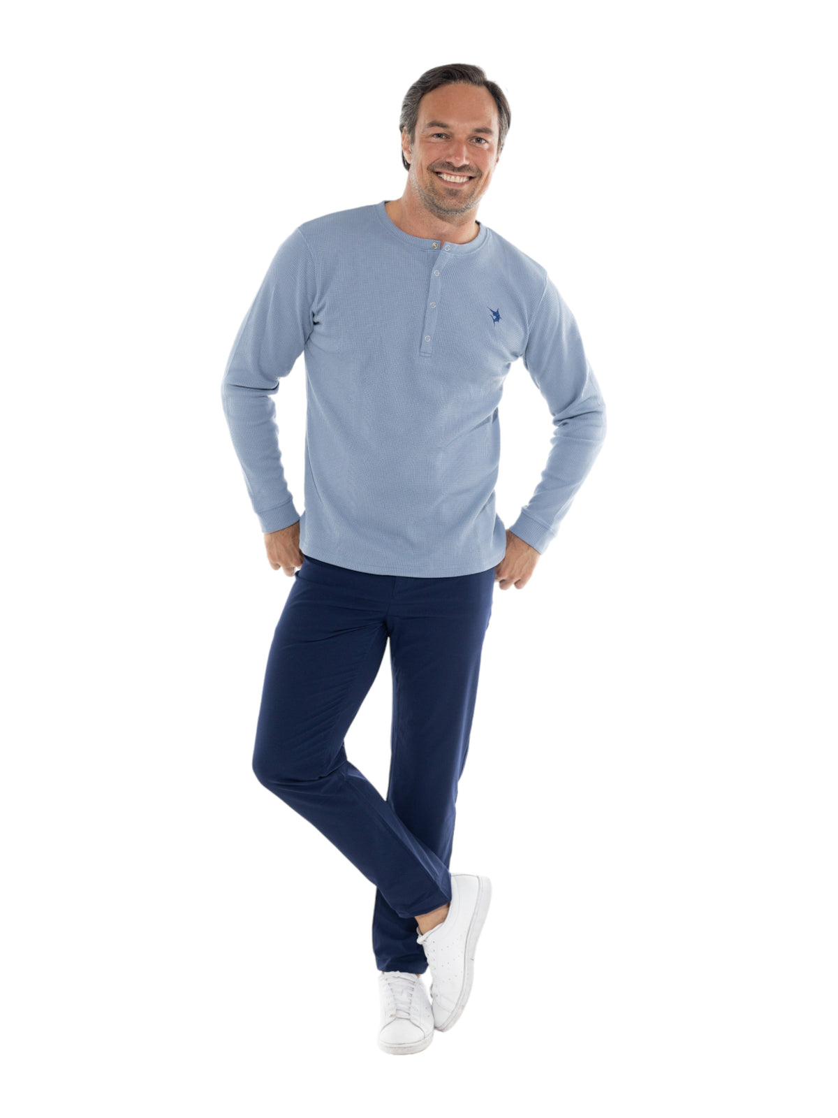 Chemise Henley à manches longues Mystic de White Water Life