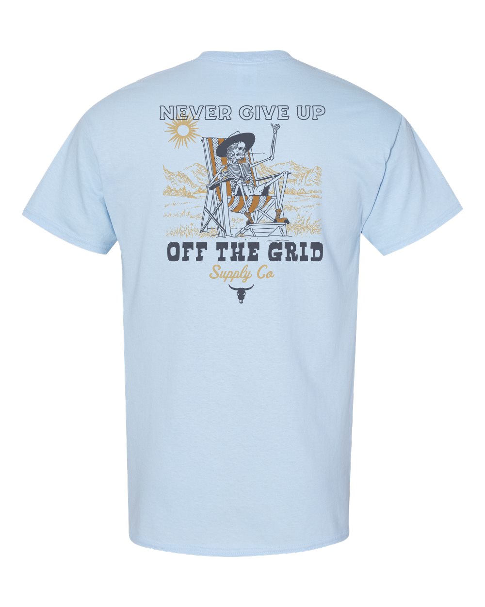 Camiseta Never Give Up de Off The Grid Surplus