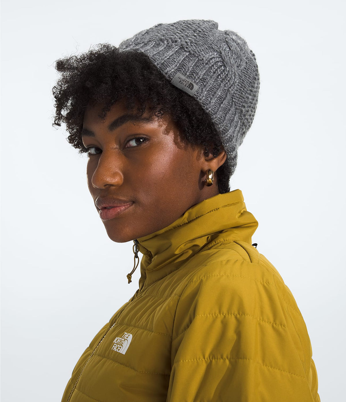 I-Max Fashions - The North Face Women's Oh Mega Lined Beanie - TNF Medium Grey Heather - One Size