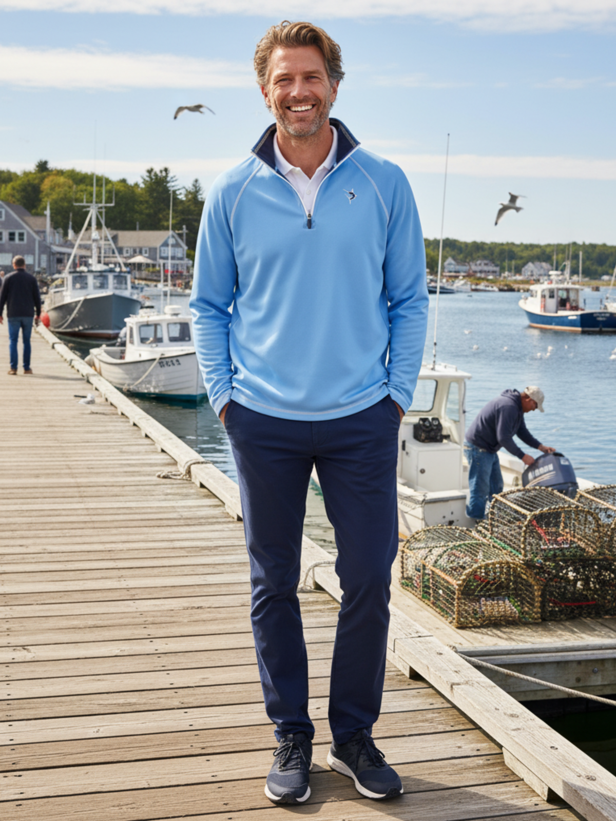 Pull zippé New Harbor White Water Life