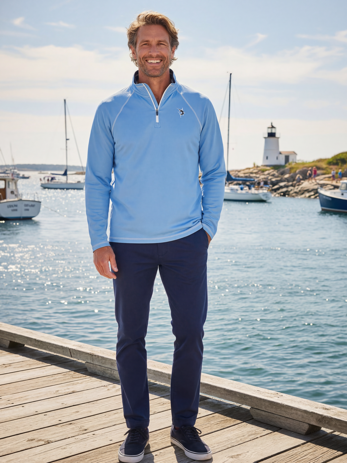 Pull zippé New Harbor White Water Life