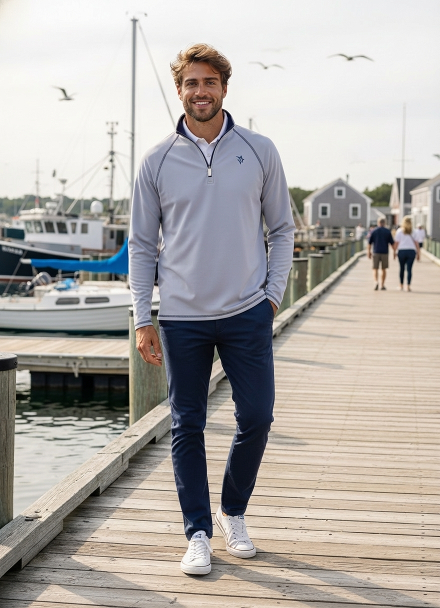 White Water Life New Harbor Quarter Zip Müheloser Komfort