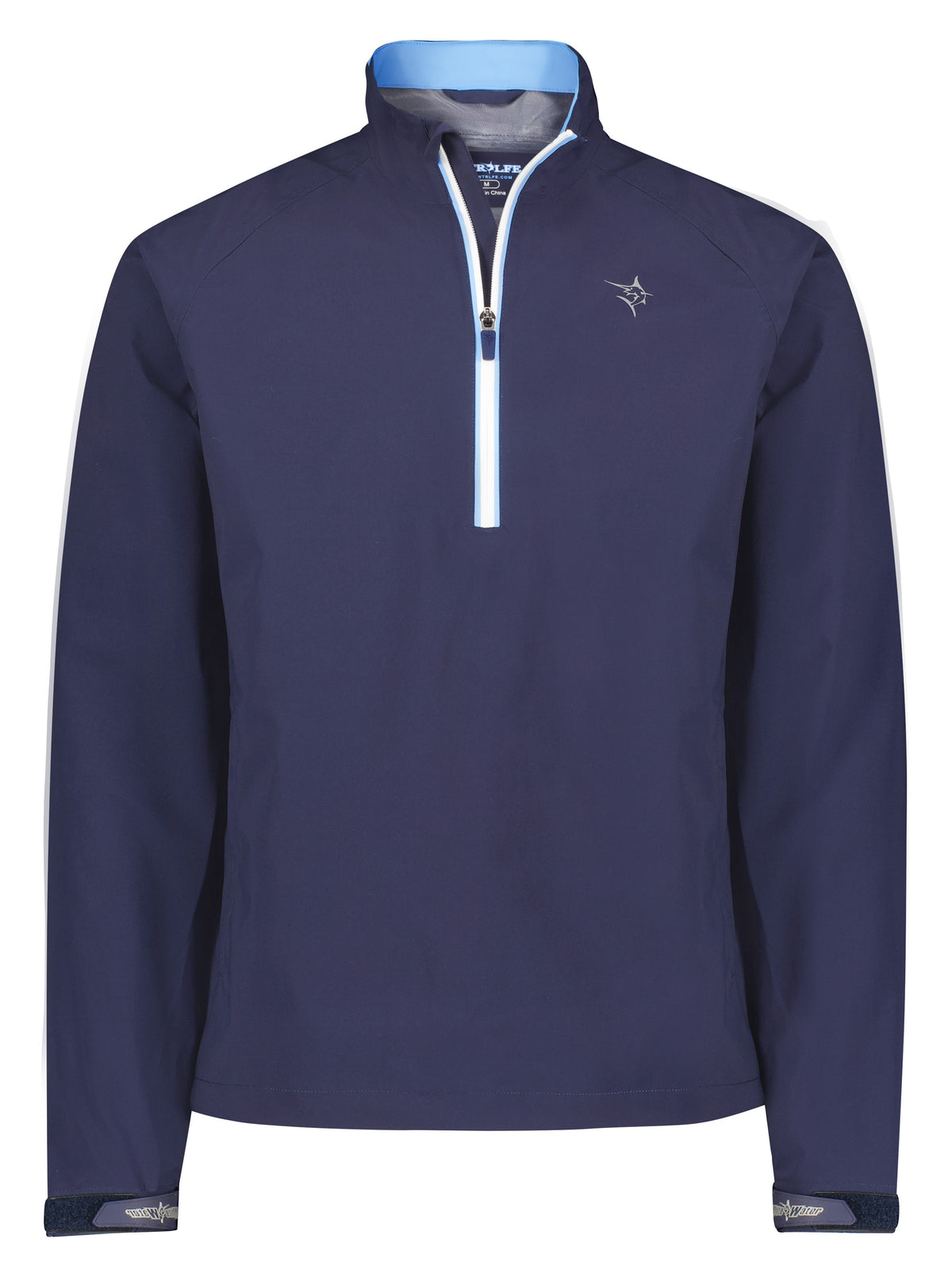 Chaqueta impermeable con cierre de cuarto White Water Life Palm Beach