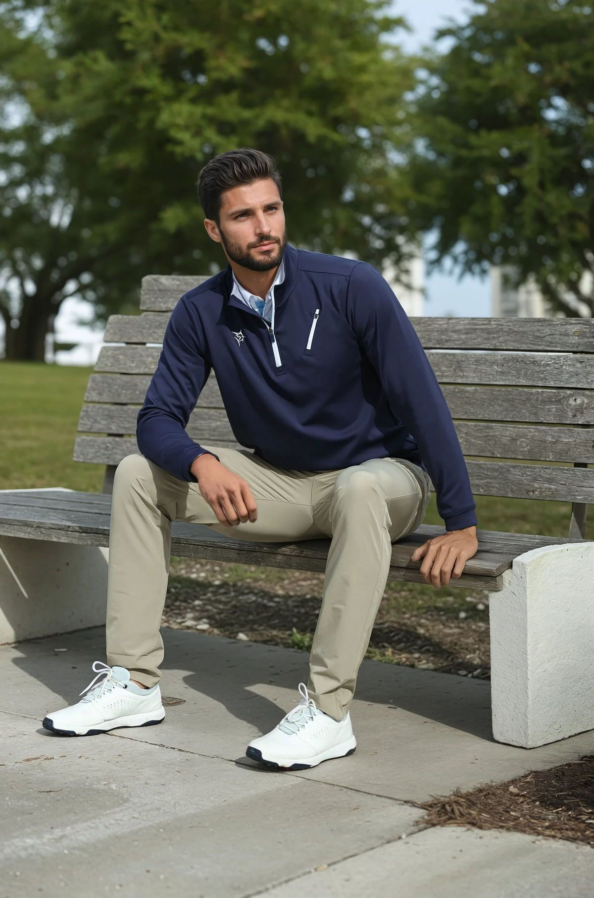 White Water Life Oceanside Pullover Smooth Stretch