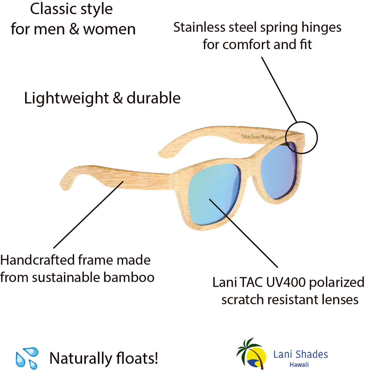 Lani Shades Ohe Classic Sunglasses