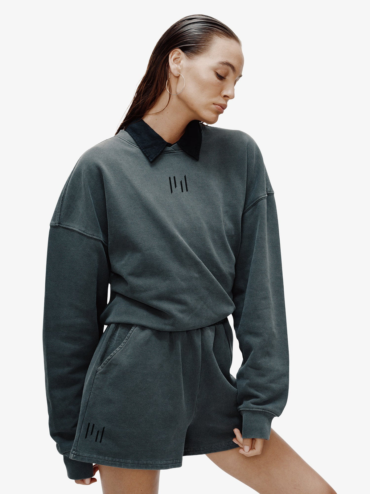 Holden Outerwear Oversized French Terry Crew