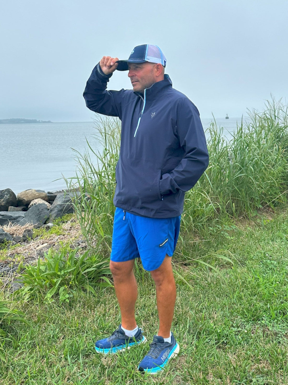 White Water Life Palm Beach Wasserdichter Quarter-Zip-Pullover