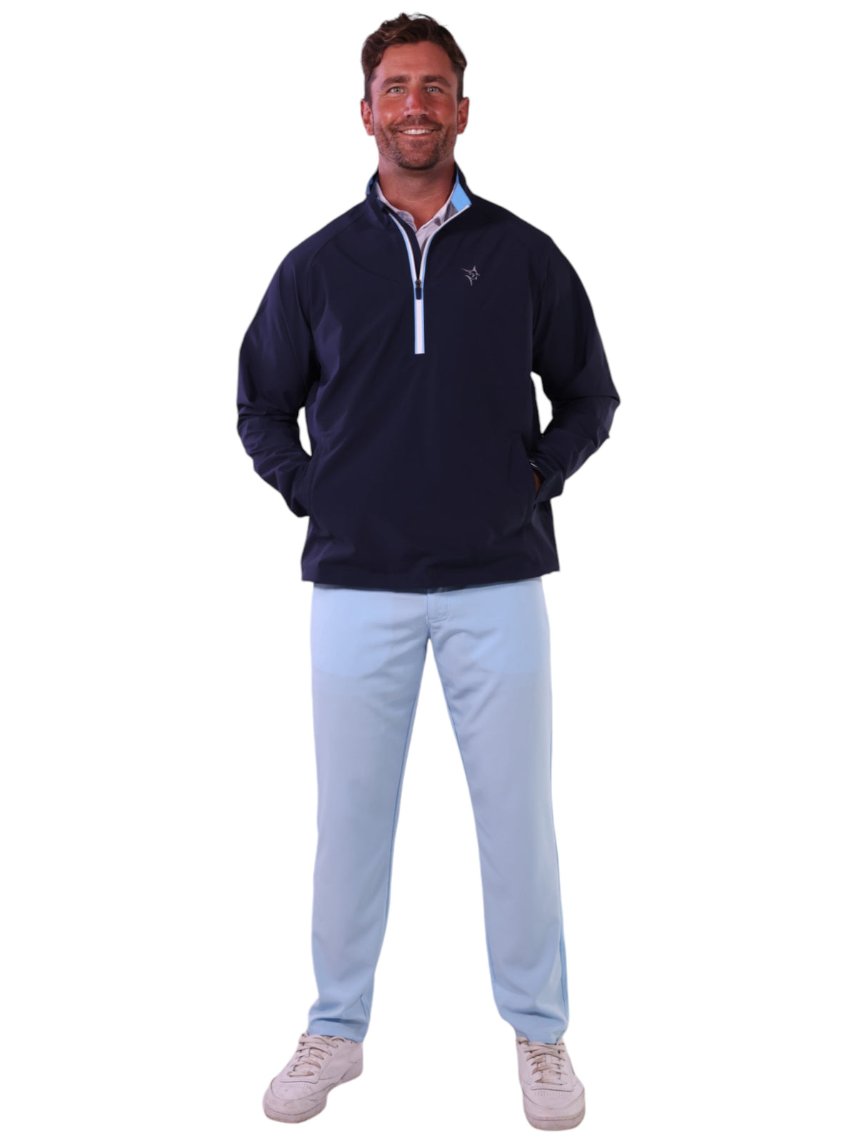 White Water Life Palm Beach Wasserdichter Quarter-Zip-Pullover