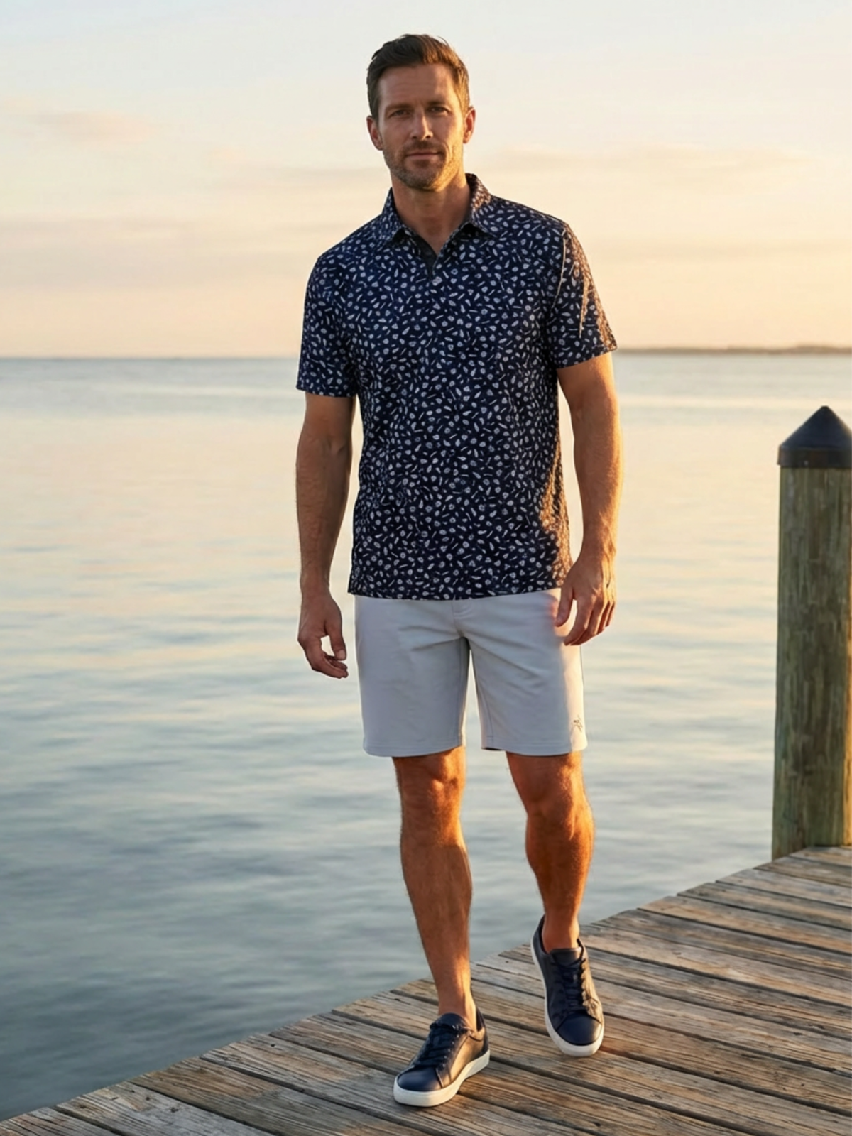 Polo de performance Pirate White Water Life