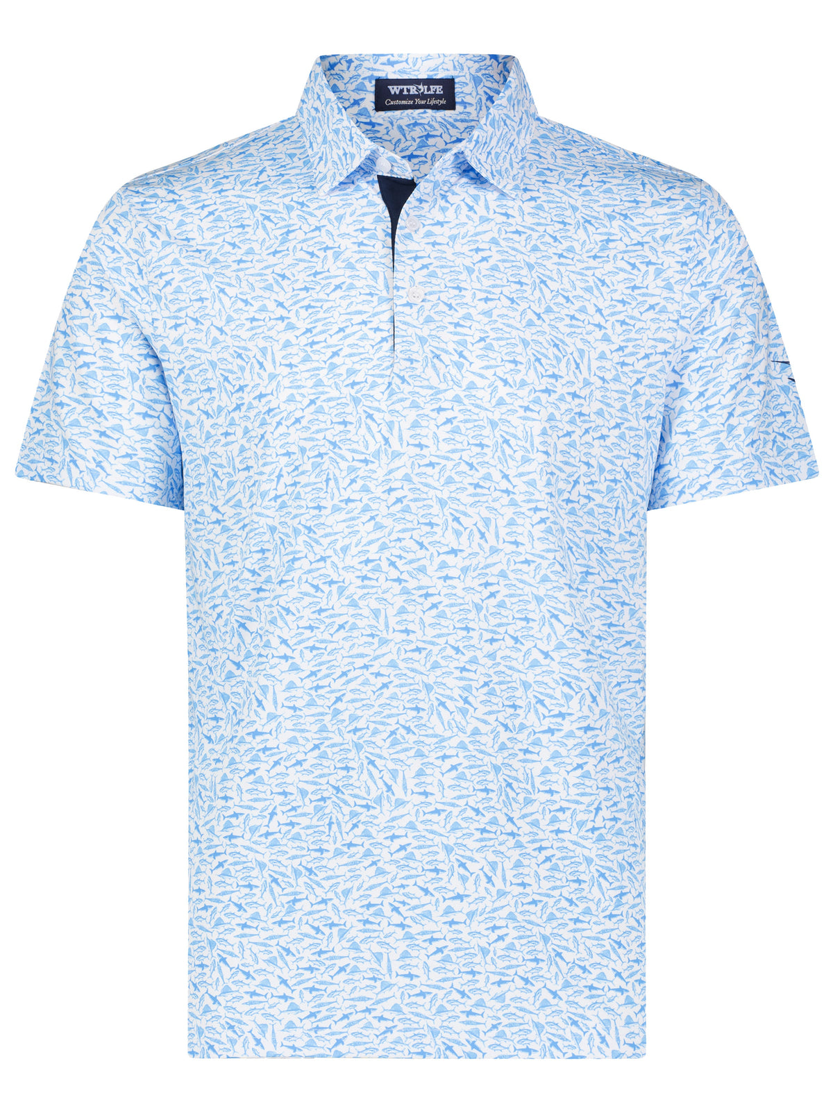 White Water Life Predator Print Performance Polo