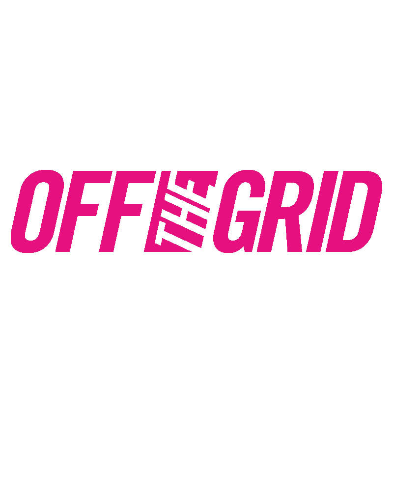 Off The Grid Surplus - OFF THE GRID Solid Logo Decal - 7 Colors - Pink - ONE