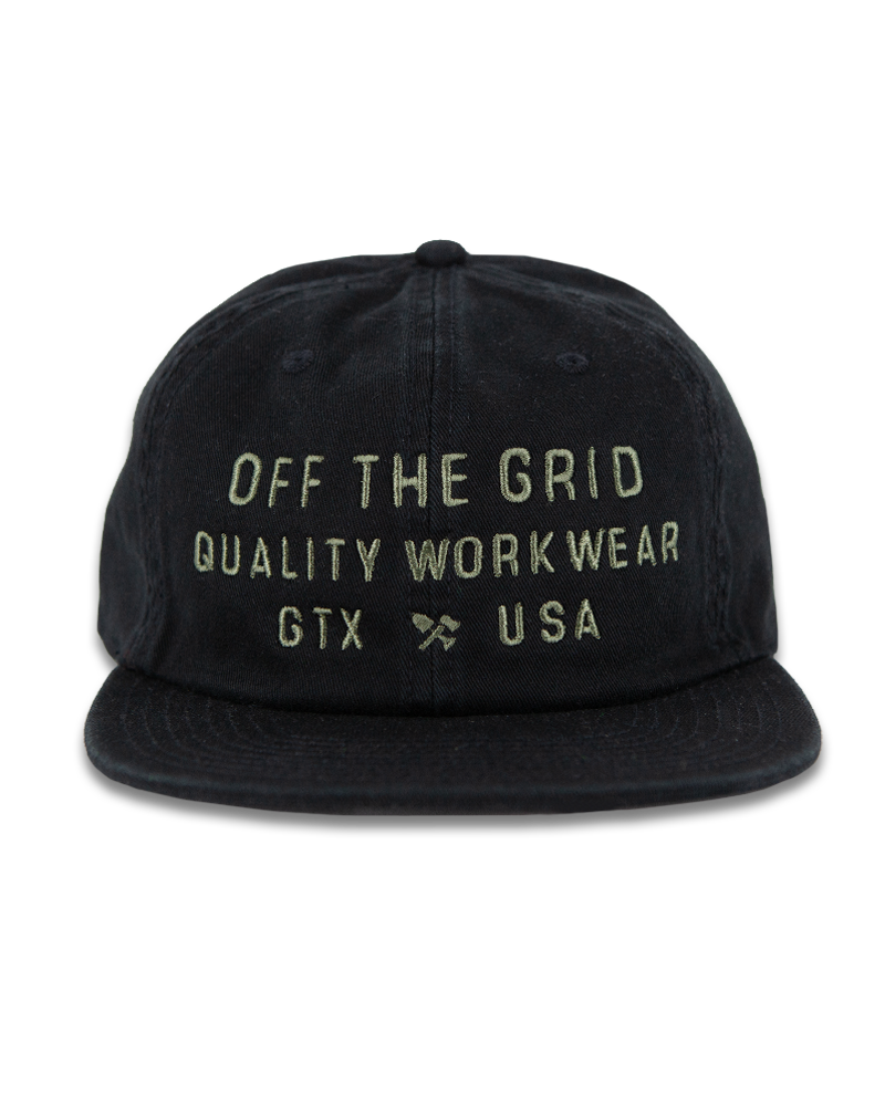Off The Grid Surplus - Plated Hat - Black - One