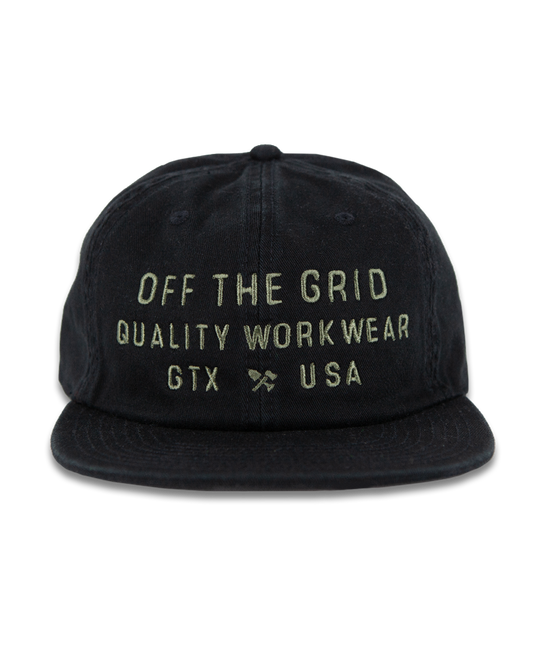 Off The Grid Surplus - Plated Hat - Black - One