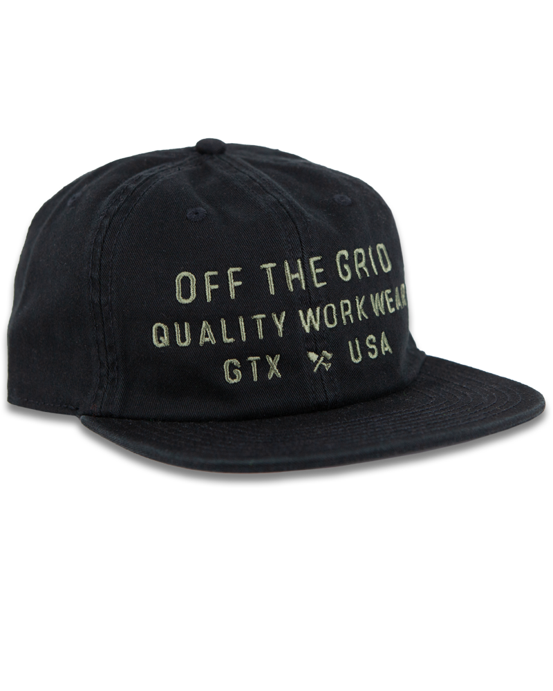 Off The Grid Surplus - Plated Hat - Black - One