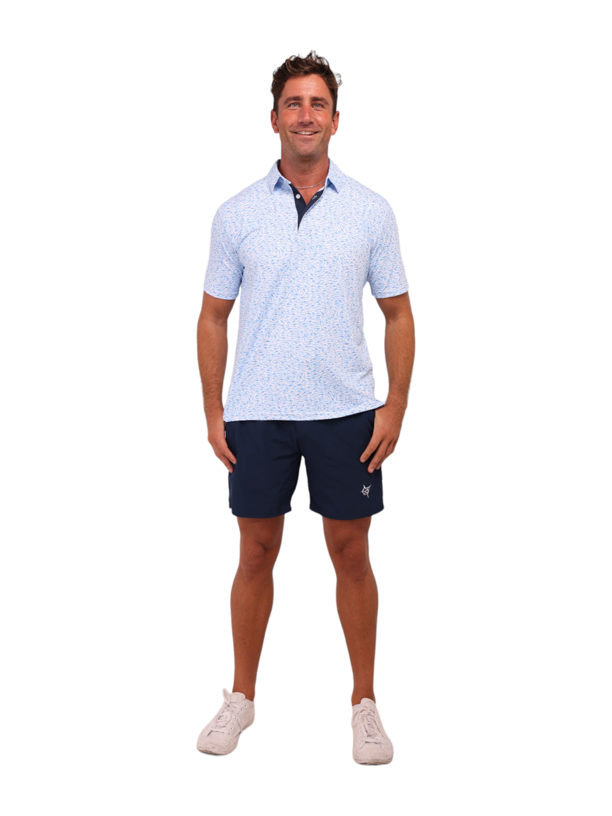 White Water Life Predator Print Performance Polo