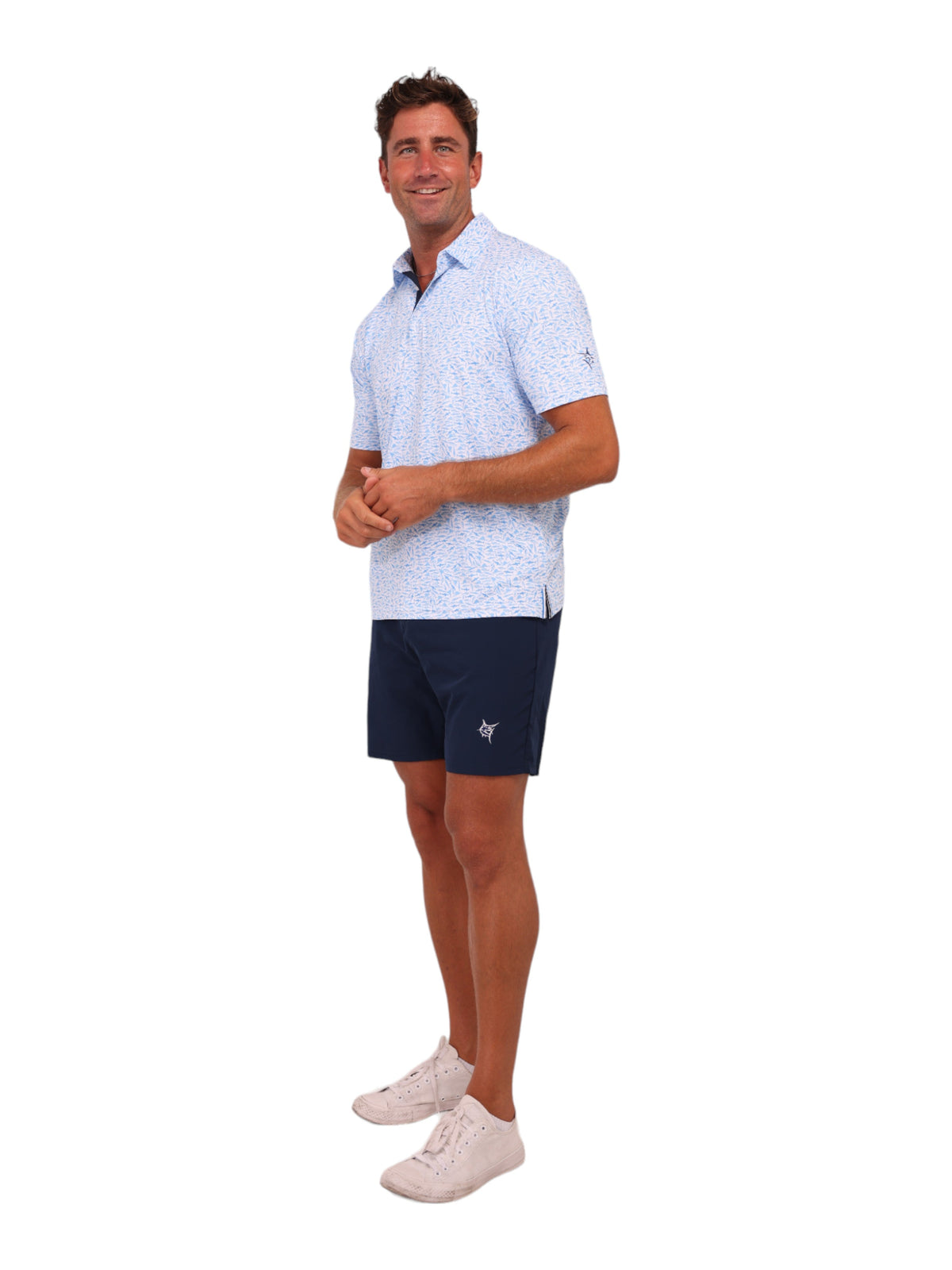 White Water Life Predator Print Performance Polo