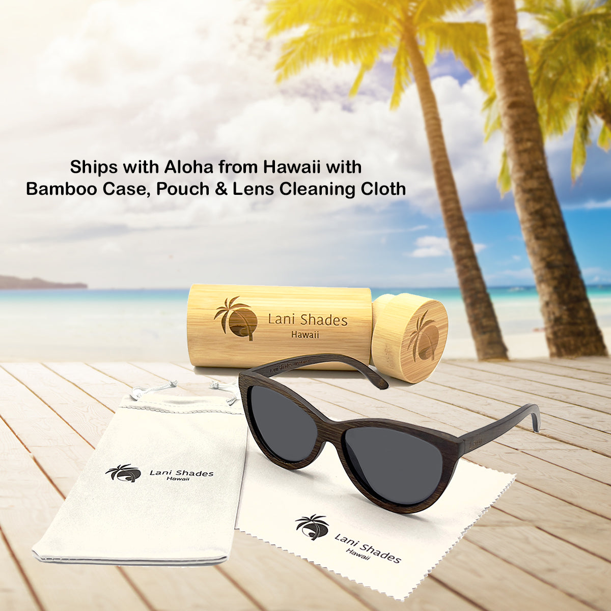 Lani Shades Hawaii - Lani Shades Hawaii Waimea Mauka Sunglasses - View 4