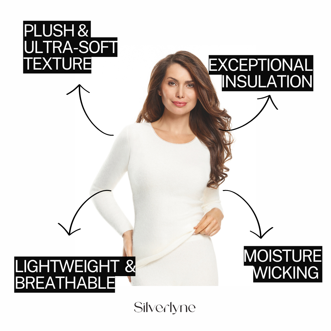 Silverlyne Women's Angora Base Layer Top