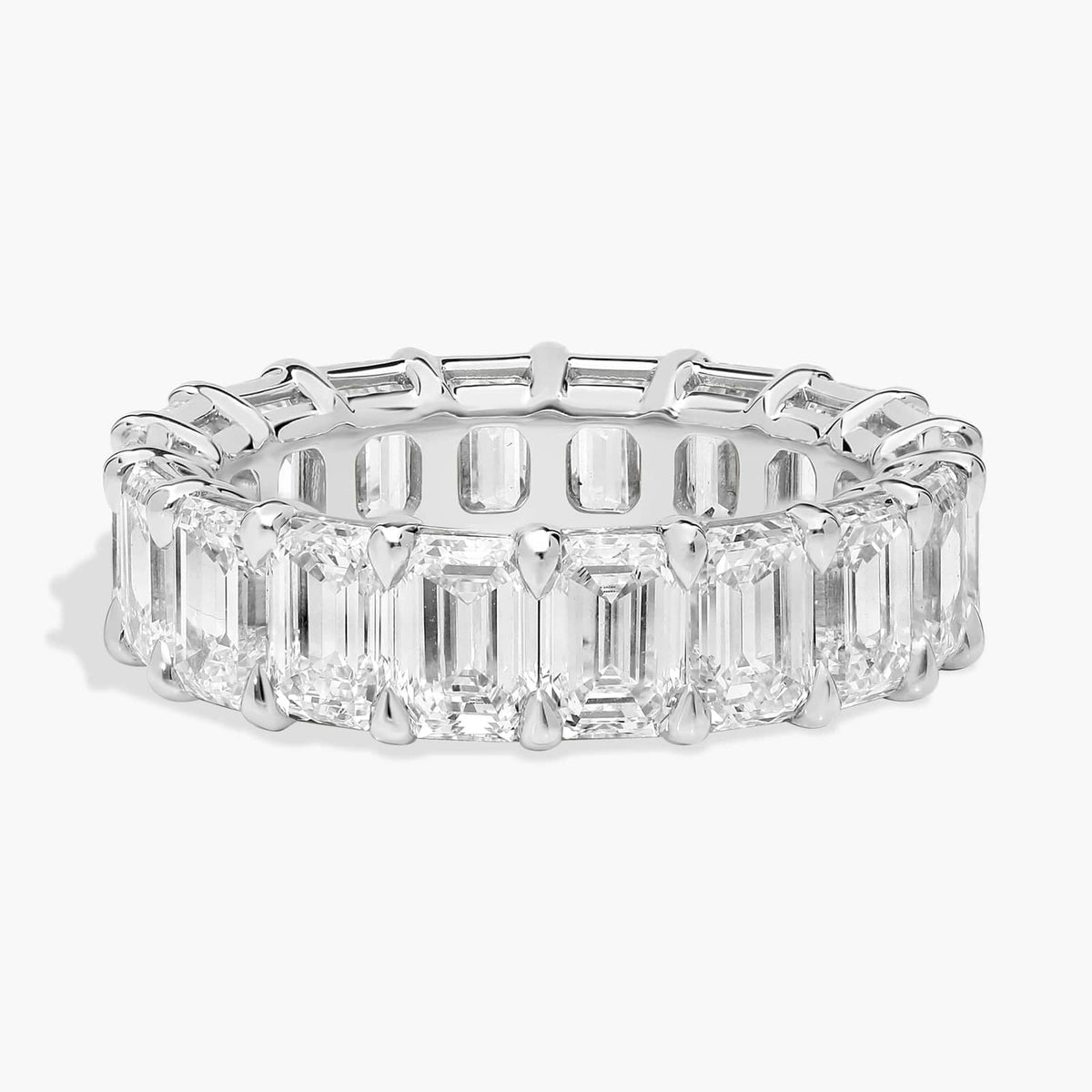 Anillo de eternidad de moissanita VossAgin