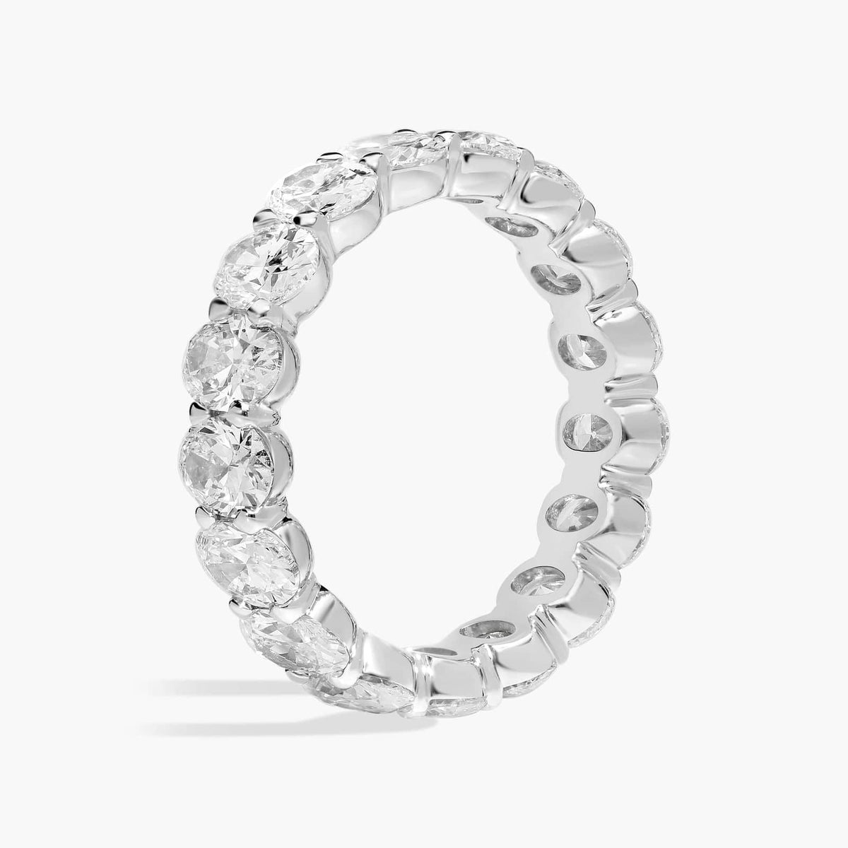 Bague alliance éternité en moissanite VossAgin