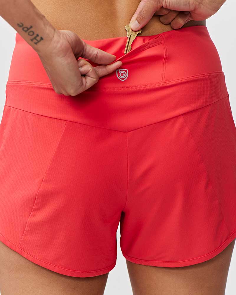 Goal Five Sheva Damen-Laufshorts mit hoher Taille