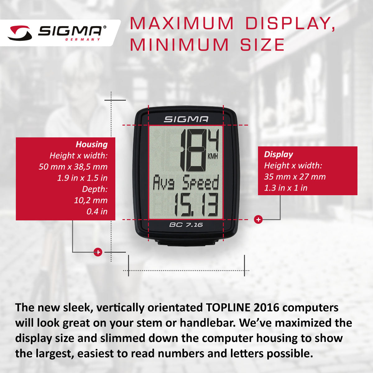 Sigma BC 7.16 Cyclecomputer