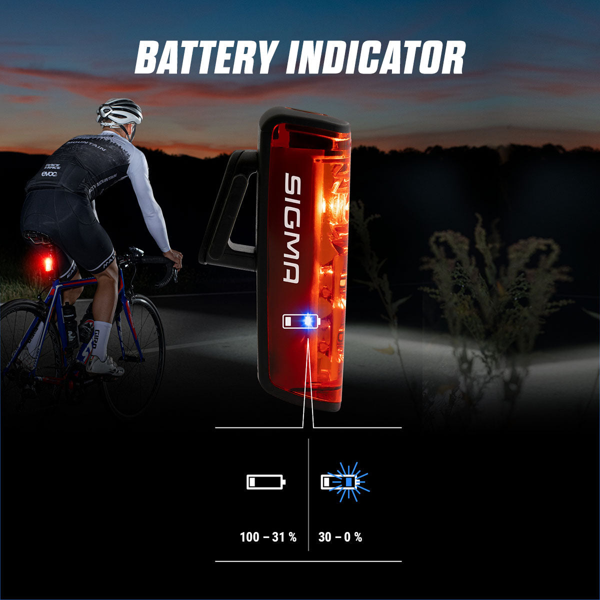Feu arrière Zeitbike Blaze Flash