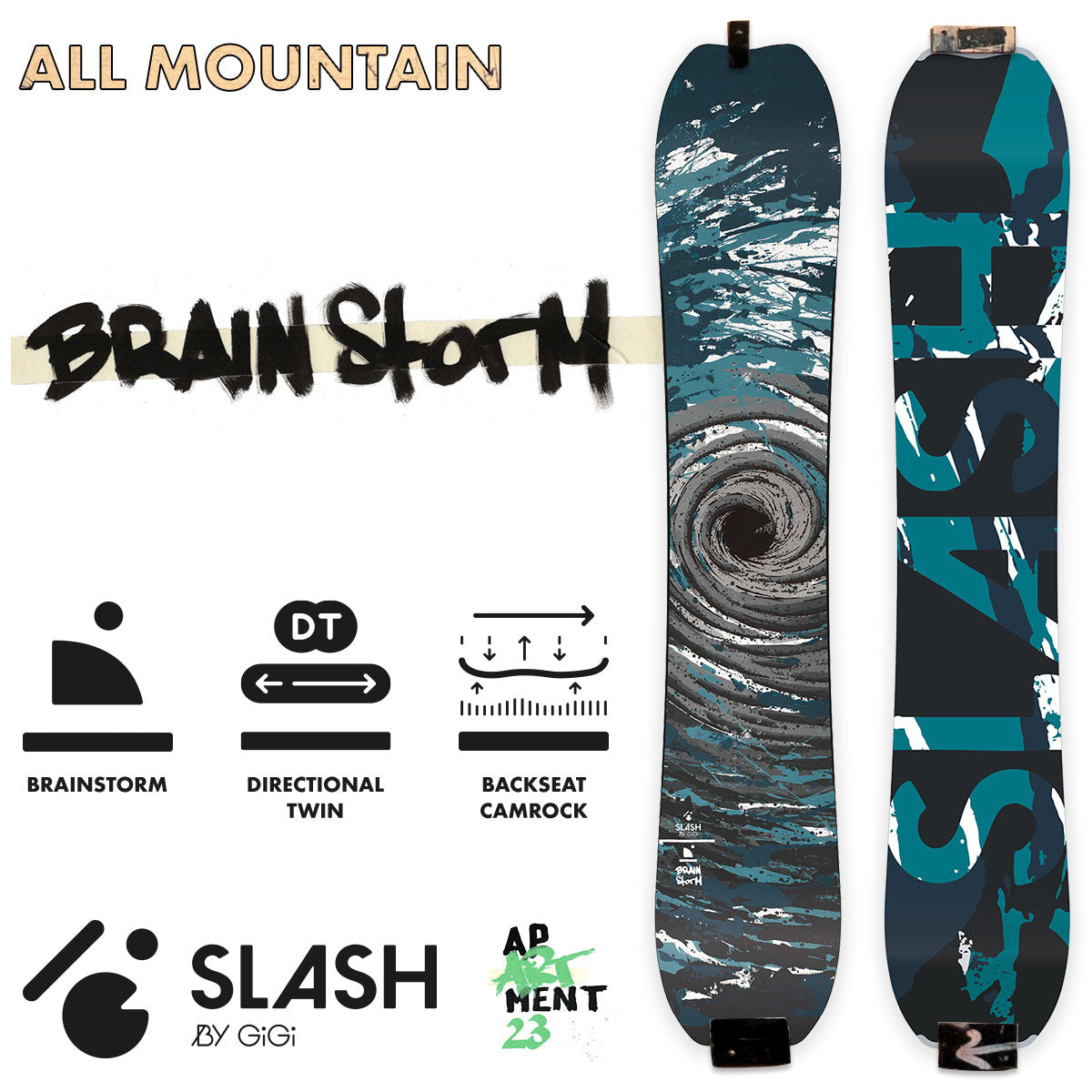 Snowboard Slash by GiGi Brainstorm