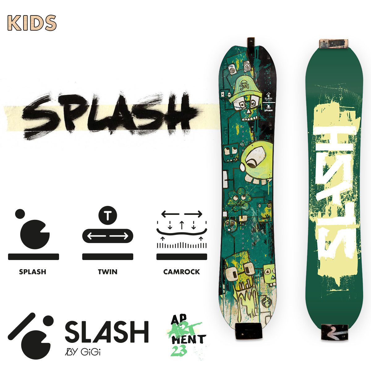 Snowboard Zeitbike Slash Splash