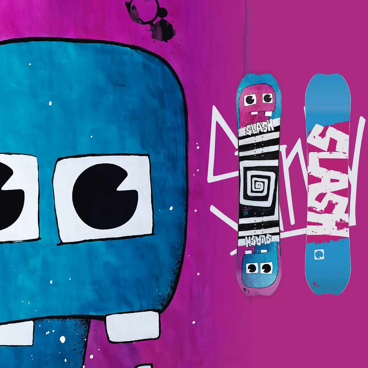 Snowboard Slash Splash