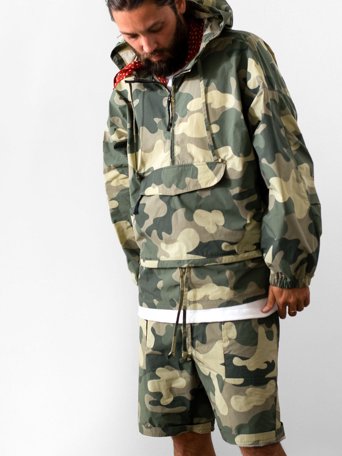 Holden Outerwear Slouchy Fatigue Short Carbon