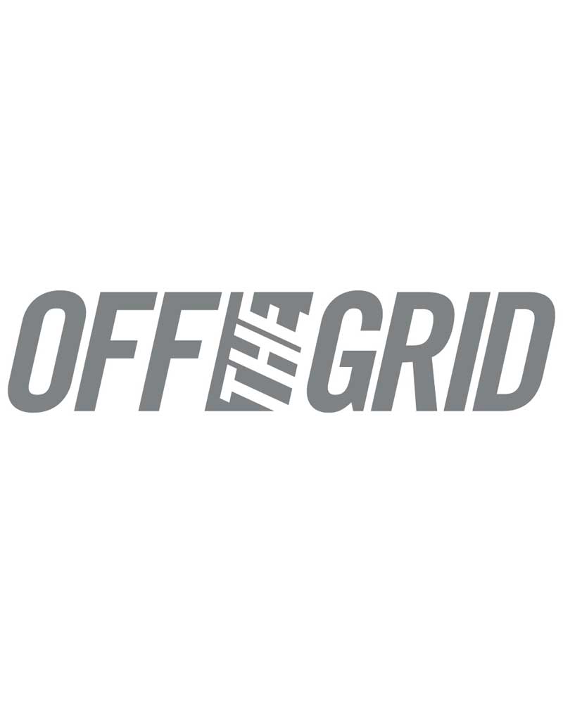 Off The Grid Surplus - OFF THE GRID Solid Logo Decal - 7 Colors - Gray - ONE
