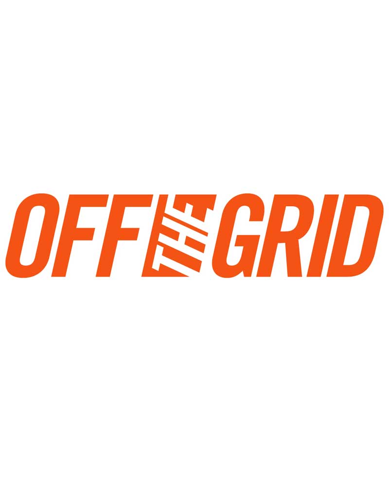 Off The Grid Surplus - OFF THE GRID Solid Logo Decal - 7 Colors - Orange - ONE