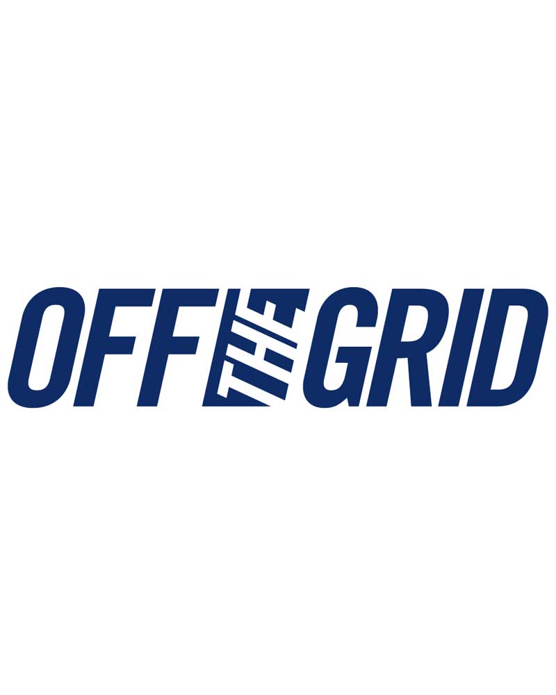 Calcomanía con el logo de Off The Grid Surplus