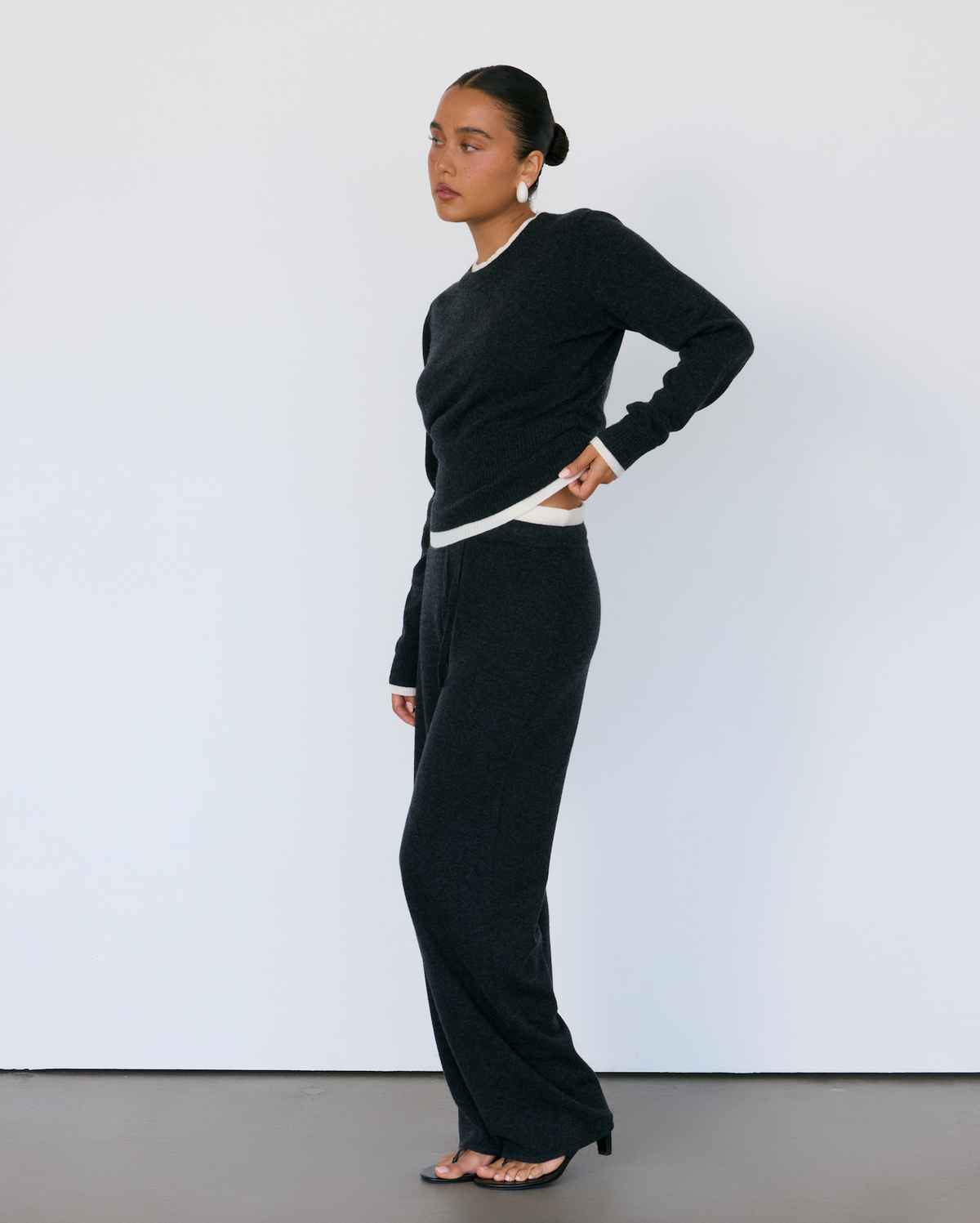 Tove Layered Cashmere Crewneck