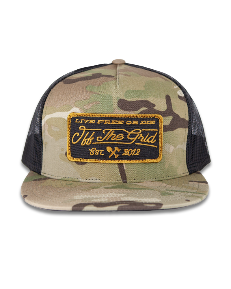 Off The Grid Surplus - Stamped Snapback Hat - MULTICAM - ONE