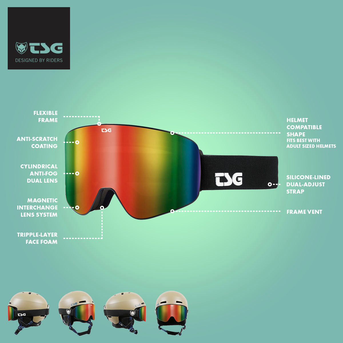 Zeitbike Tsg Four Skibrille
