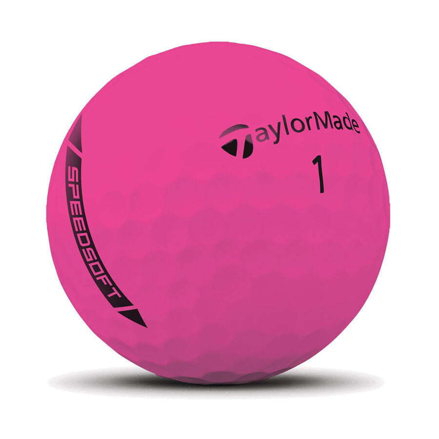 ParWestGolf - TaylorMade SpeedSoft Pink Golf Balls - Pink - View 2