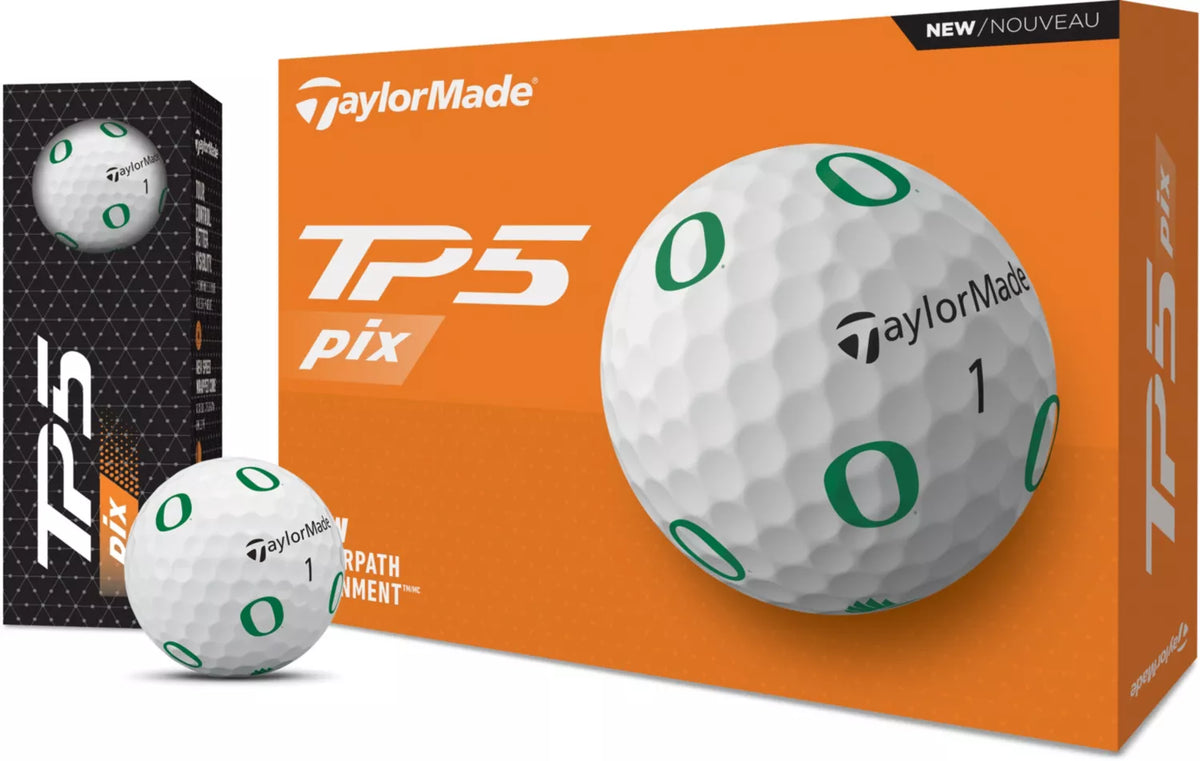 ParWestGolf - TaylorMade TP5 Pix Oregon Ducks Golf Balls - View 5