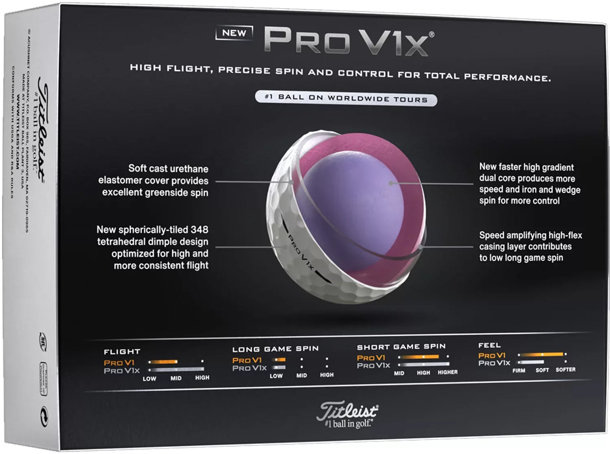 Balles de golf Titleist Pro V1x