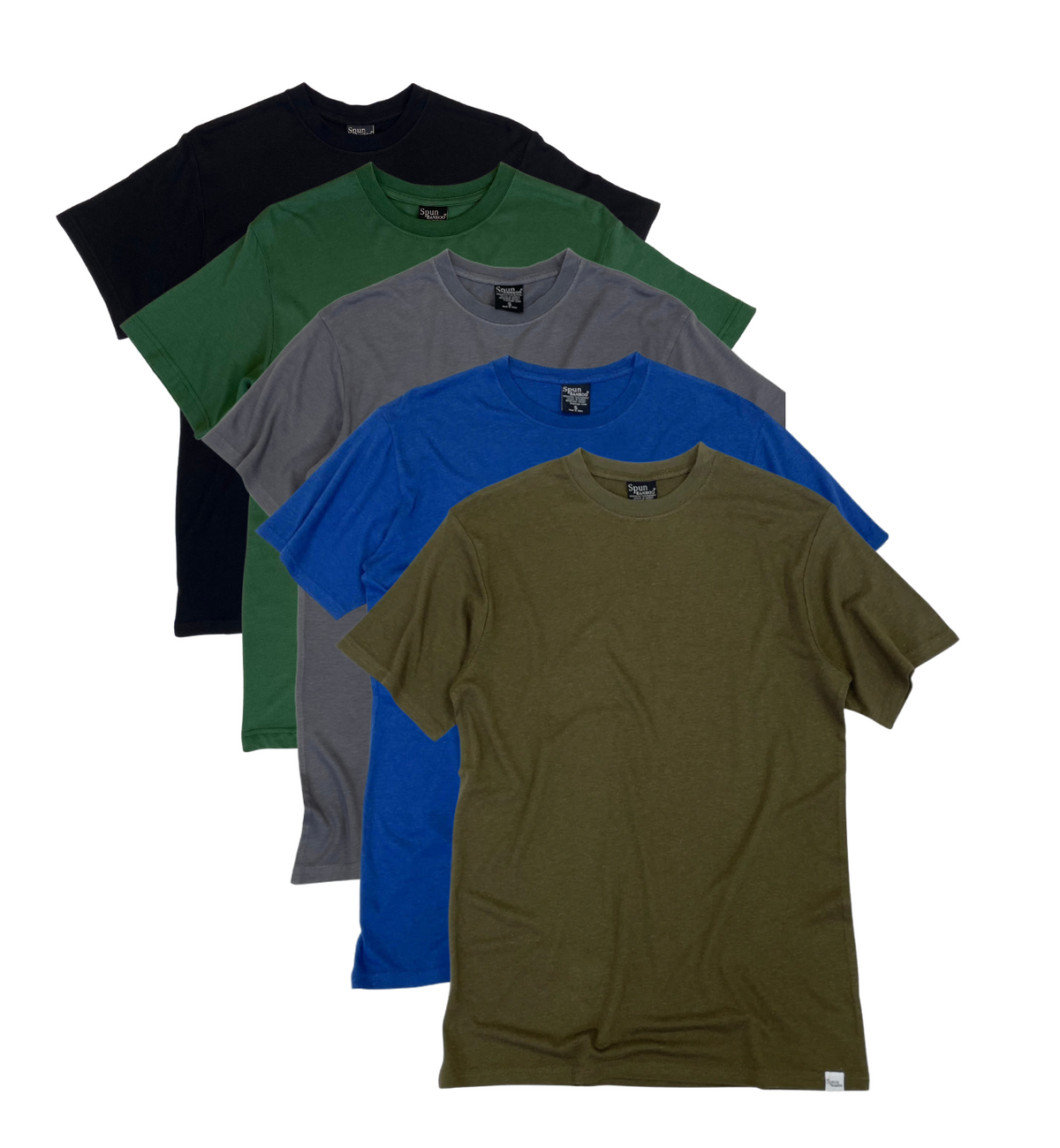 Camiseta de cuello redondo de bambú