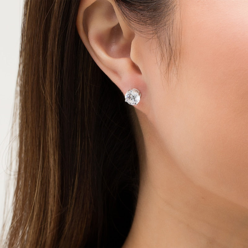 Boucles d'oreilles puces diamant VossAgin